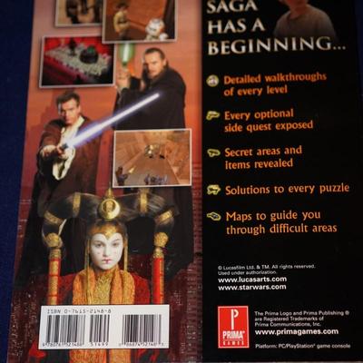 STAR WARS EPISODE 1 THE PHANTOM MENANCE -PRIMA STRATEGY GUIDE