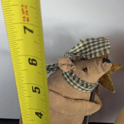 Vintage Corn Husk Dolls & Raggedy Ann Doll