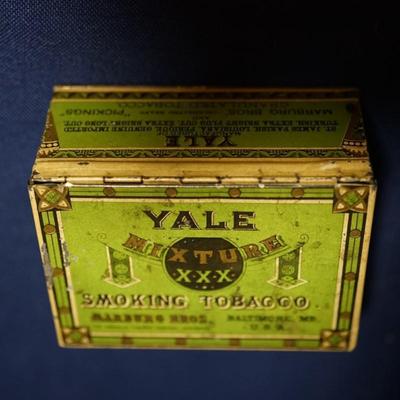 ANTIQUE YALE TOBACCO TIN