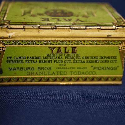 ANTIQUE YALE TOBACCO TIN