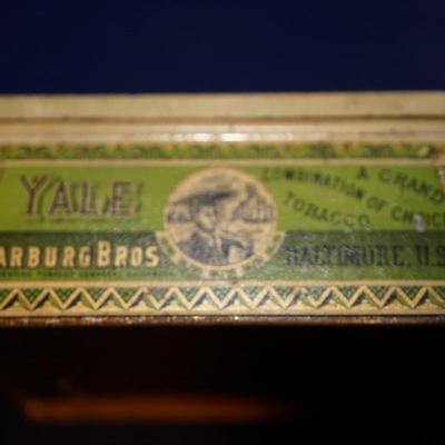 ANTIQUE YALE TOBACCO TIN