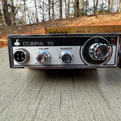 Vintage Automotive Analyzer and Cobra 19 2-Way Radio