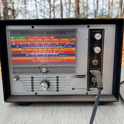Vintage Automotive Analyzer and Cobra 19 2-Way Radio