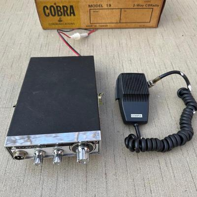 Vintage Automotive Analyzer and Cobra 19 2-Way Radio