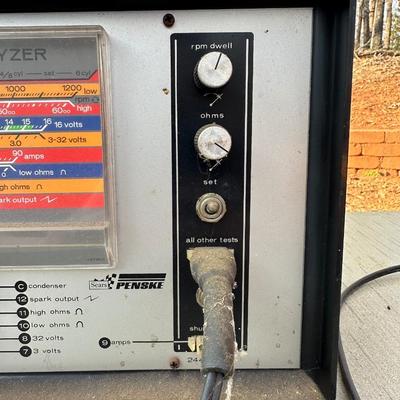 Vintage Automotive Analyzer and Cobra 19 2-Way Radio