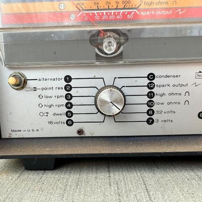 Vintage Automotive Analyzer and Cobra 19 2-Way Radio