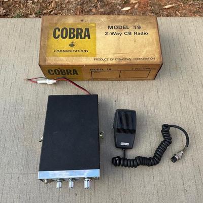 Vintage Automotive Analyzer and Cobra 19 2-Way Radio