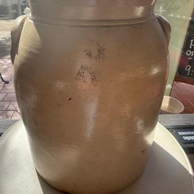 Antique Vintage Salt Glazed Stoneware Jug Julius Norton Bennington Vermont