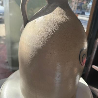 Antique Vintage Salt Glazed Stoneware Jug J. Norton Bennington Vermont