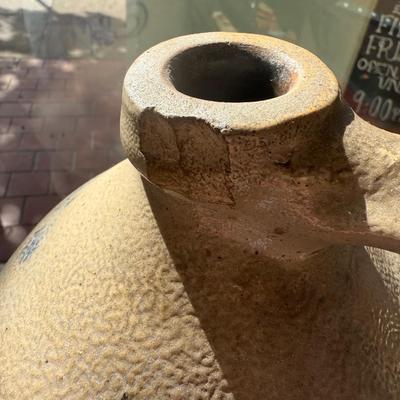 Antique Vintage Salt Glazed Stoneware Jug J. Norton Bennington Vermont