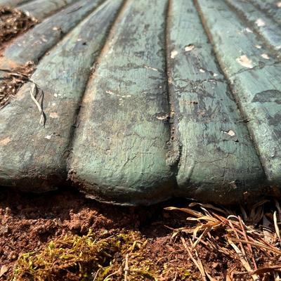 Two Large Shell Stepping Stones, Heavy