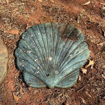 Two Large Shell Stepping Stones, Heavy