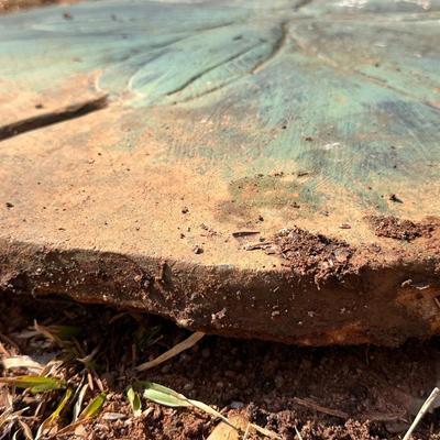 Two Large Shell Stepping Stones, Heavy