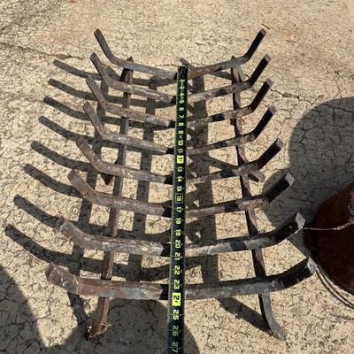 Antique Cast Iron Cauldron, Fireplace Grate and More!