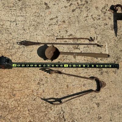 Antique Cast Iron Cauldron, Fireplace Grate and More!