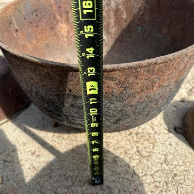 Antique Cast Iron Cauldron, Fireplace Grate and More!