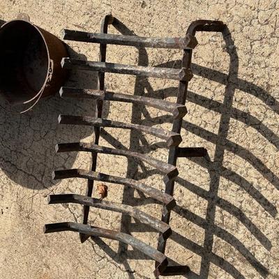 Antique Cast Iron Cauldron, Fireplace Grate and More!