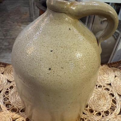 Antique Vintage Salt Glazed Stoneware Jug