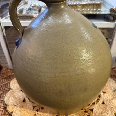 Antique Vintage Salt Glazed Stoneware Jug