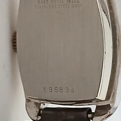 Vintage Bulova Swiss Automatic Watch N5 Navajo Sterling Silver Turquoise Men's wrist watch
