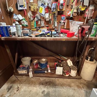 Room Full of Used Tools, Work Table and More!