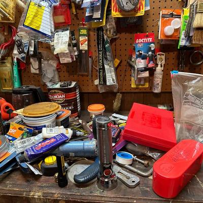 Room Full of Used Tools, Work Table and More!