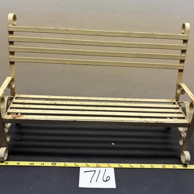 Vintage Doll Size Bench