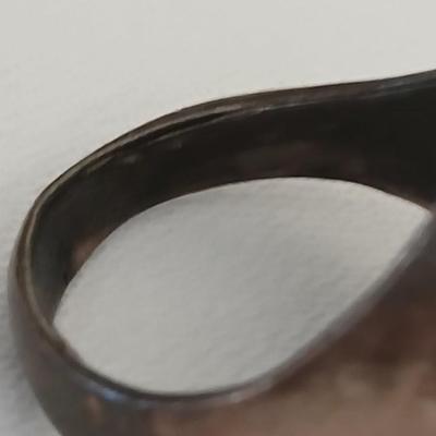 Nice, signed Silver Zuni Horace Iule Turquoise Ring