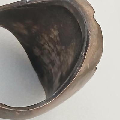 Nice, signed Silver Zuni Horace Iule Turquoise Ring
