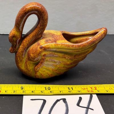 Vintage Swan Planter
