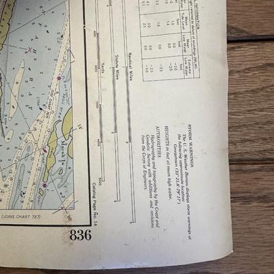 Lot of 4 Maps of Intercostal Waterways