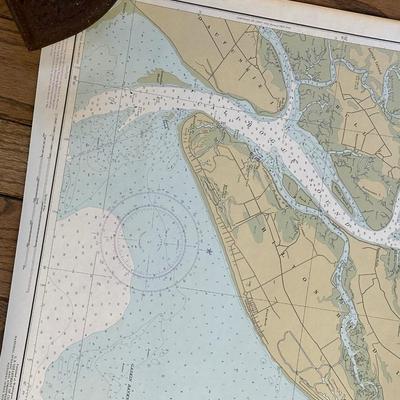 Lot of 4 Maps of Intercostal Waterways