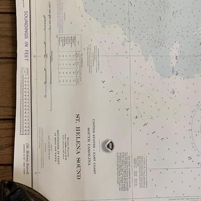 Lot of 4 Maps of Intercostal Waterways