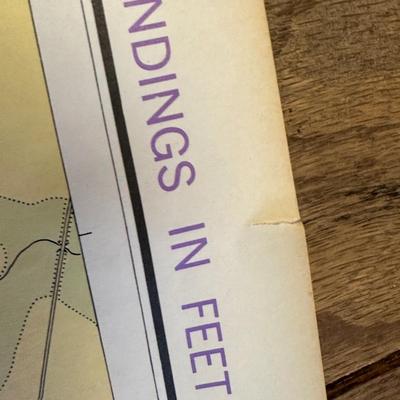 Lot of 4 Maps of Intercostal Waterways