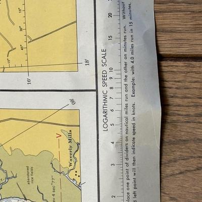 Lot of 4 Maps of Intercostal Waterways