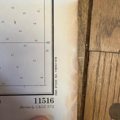 Lot of 4 Maps of Intercostal Waterways