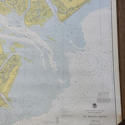 Lot of 4 Maps of Intercostal Waterways