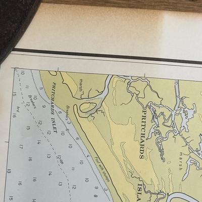 Lot of 4 Maps of Intercostal Waterways