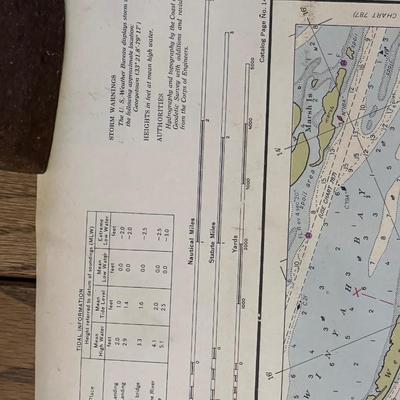 Lot of 4 Maps of Intercostal Waterways