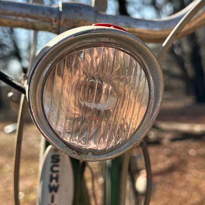 Vintage Green Schwinn Bike