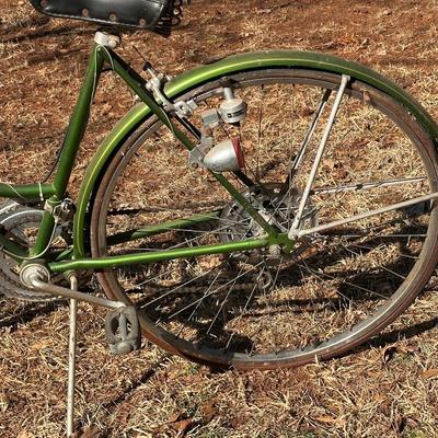Vintage Green Schwinn Bike