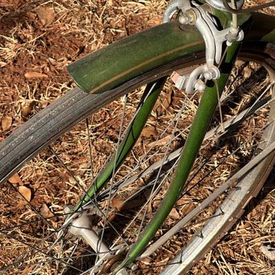 Vintage Green Schwinn Bike