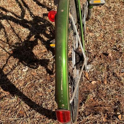 Vintage Green Schwinn Bike