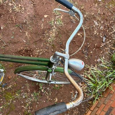Vintage Green Schwinn Bike