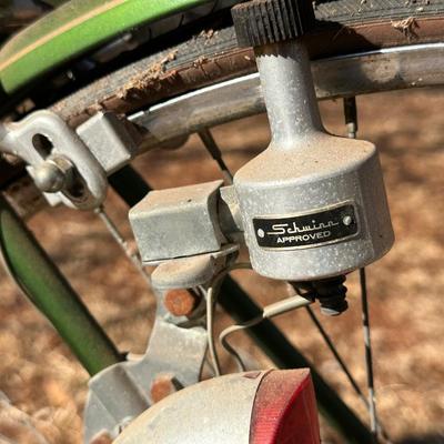 Vintage Green Schwinn Bike