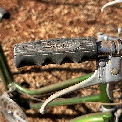 Vintage Green Schwinn Bike