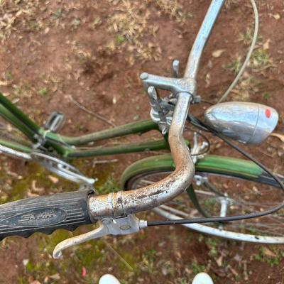 Vintage Green Schwinn Bike