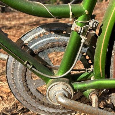 Vintage Green Schwinn Bike