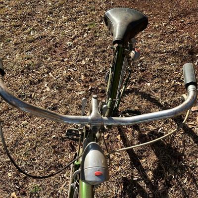 Vintage Green Schwinn Bike