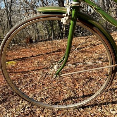 Vintage Green Schwinn Bike